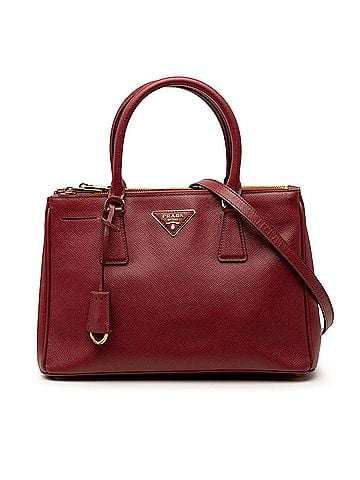 Prada Small Saffiano Lux Galleria Double Zip Satchel (view 1)