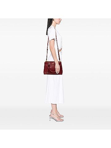 Prada Small Saffiano Lux Galleria Double Zip Satchel (view 2)