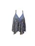 Torrid Floral Blue Sleeveless Top Size 0X - photo 2