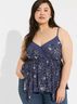 Torrid Floral Blue Sleeveless Top Size 0X - photo 11