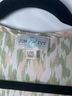 Jun & Ivy 100% Polyester Print Green Pink T-Shirt Size L - photo 3
