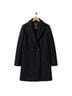 J.Crew 100% Wool Solid Black Coat Size 8 - photo 1