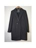 J.Crew 100% Wool Solid Black Coat Size 8 - photo 5