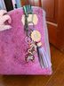 Consuela Pink Multi Color Leather Tote One size - photo 4