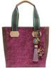 Consuela Pink Multi Color Leather Tote One size - photo 1