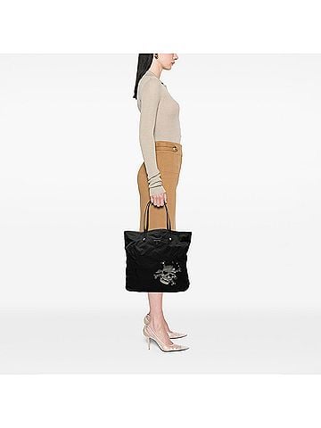 Prada Tessuto Skull Tote (view 2)