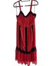 ModCloth Floral Red Black Blue Casual Dress Size 2X - photo 1
