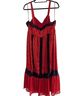 ModCloth Floral Red Black Blue Casual Dress Size 2X - photo 2