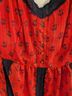 ModCloth Floral Red Black Blue Casual Dress Size 2X - photo 5