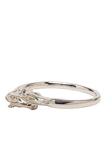 Hermès Hermes Cheval Horse Bangle, Silver Metal, Women's (view 2)