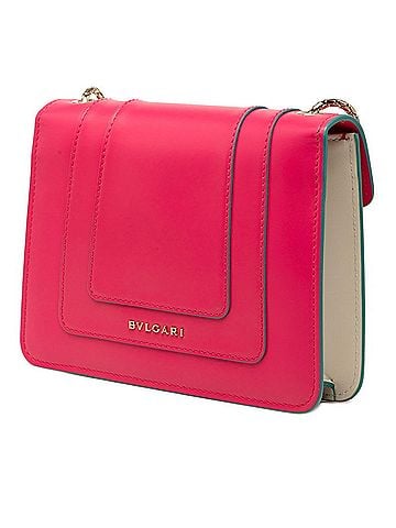 Bvlgari Bulgari Serpenti Forever Chain Shoulder Bag, Pink Leather, Women's BVLGARI (view 2)