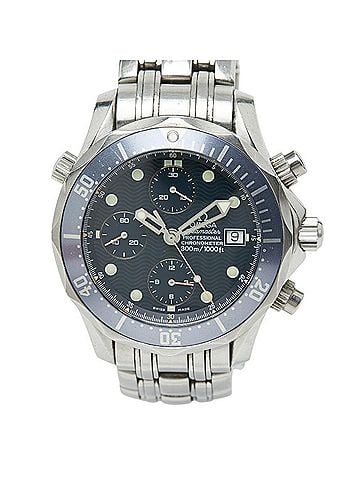 Omega Omega Seamaster 300M Chronograph Watch 2599.80 Automatic (with manual winding) Navy Dial Stainless Steel Men's OMEGA (view 1)