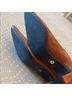 Bruno Magli 100% Suede Brown Heels Size 7 1/2 - photo 8