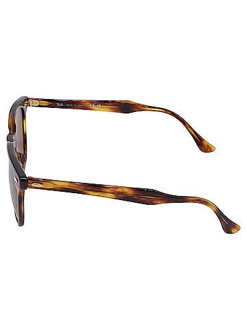 Ray-Ban  Ray-Ban Hawkeye Wayfarer-Frame Sunglasses in Brown Acetate (view 2)