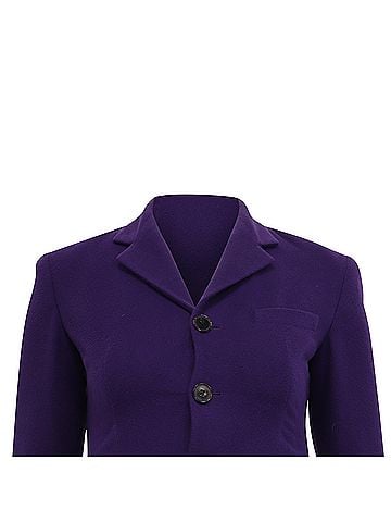 Ralph Lauren Ralph Lauren Collection Peplum Blazer in Violet Cashmere (view 2)