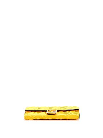 Fendi Baguette Continental Wallet Zucca Embossed Leather (view 2)