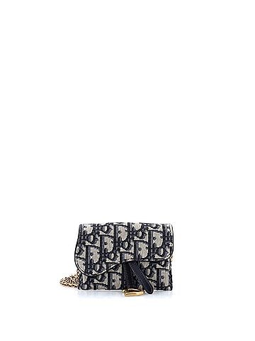 Christian Dior Saddle Nano Pouch Oblique Canvas (view 1)