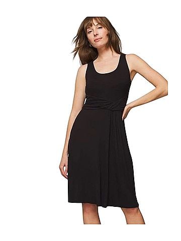 Soma Soft jersey draped empire short dress Casual Dress (view 1)