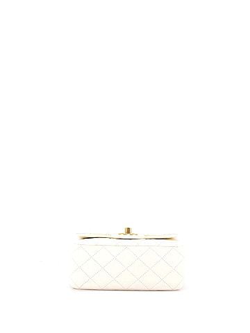 Chanel Pearl Crush Square Flap Bag Quilted Lambskin Mini (view 2)