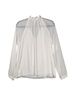 MICHAEL Michael Kors 100% Polyester White Long Sleeve Blouse Size M - photo 2