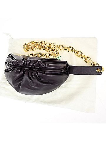 Bottega Veneta The Chain Pouch Leather Burgundy Leather Bag (view 1)