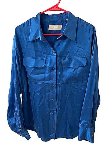 Equipment Femme Signature Long Sleeve Polo (view 1)