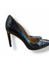 Sam Edelman 100% Leather Animal Print Black Heels Size 10 - photo 8