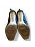 Sam Edelman 100% Leather Animal Print Black Heels Size 10 - photo 6