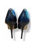 Sam Edelman 100% Leather Animal Print Black Heels Size 10 - photo 3
