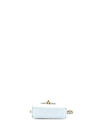 Chanel Kelly Top Handle Shopping Bag Quilted Shiny Aged Calfskin Nano (view 2)