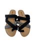 Minnetonka Black Tan Sandals Size 10 - photo 1