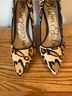 Sam Edelman 100% Leather Leopard Print Tan Black Heels Size 6 - photo 9