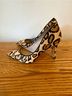 Sam Edelman 100% Leather Leopard Print Tan Black Heels Size 6 - photo 6