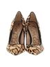 Sam Edelman 100% Leather Leopard Print Tan Black Heels Size 6 - photo 3