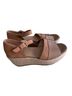 Naturalizer 100% Leather Tan Sandals Size 8 1/2 - photo 2