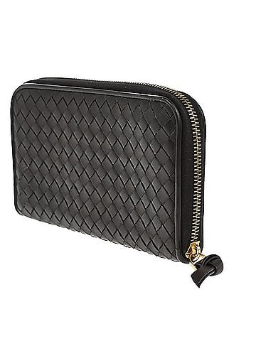 Bottega Veneta Intrecciato Long Zip  Wallet Leather Brown Leather Wallets Accessory (view 2)