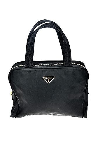 Prada Vintage Handbag Tessuto Black Nylon Handbag (view 1)