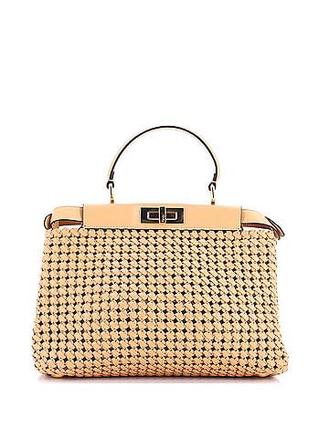 Fendi Peekaboo Bag Woven Nappa Leather Regular (view 1)