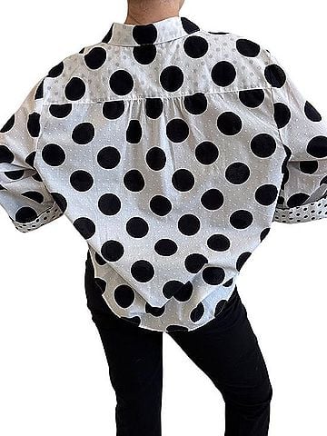 Chico's 3/4 Sleeve Button-Down Shirt (view 2)