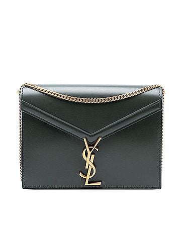 Saint Laurent Smooth Calfskin Monogram Cassandra Clasp Bag (view 1)