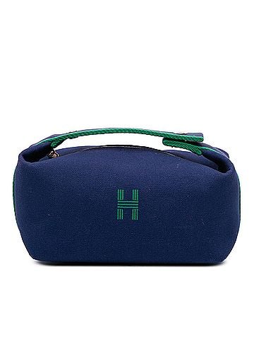 Hermès Small Toile Bride A Brac Case (view 1)
