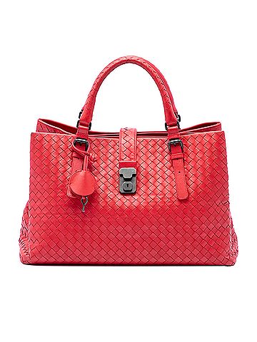 Bottega Veneta Medium Nappa Intrecciato Roma Tote (view 1)