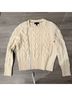 Banana Republic 100% Wool Camo Ivory White Wool Sweater Size S - photo 5