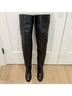 Isabel Marant 100% Lambskin Solid Black Boots Size 7 - photo 16