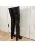 Isabel Marant 100% Lambskin Solid Black Boots Size 7 - photo 6