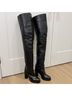 Isabel Marant 100% Lambskin Solid Black Boots Size 7 - photo 7