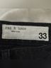 Rag & Bone 100% Cotton Solid Black Jeans Size 33 waist - photo 7
