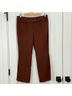 Amanda Uprichard 100% Polyester Solid Brown Casual Pants Size M - photo 3