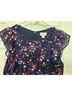J.Crew 100% Microfiber Polyester Floral Multi Color Blue Casual Dress Size 0 - photo 3