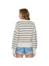 Pistola 100% Cotton Stripes Tan Blue Pullover Sweater Size L - photo 2
